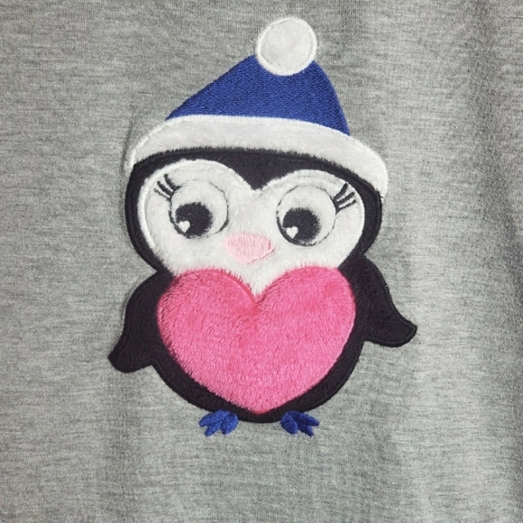 (029) Girls: 10/12- 2pc Fleece Pajama Set- AF7 - Picture 4 of 8